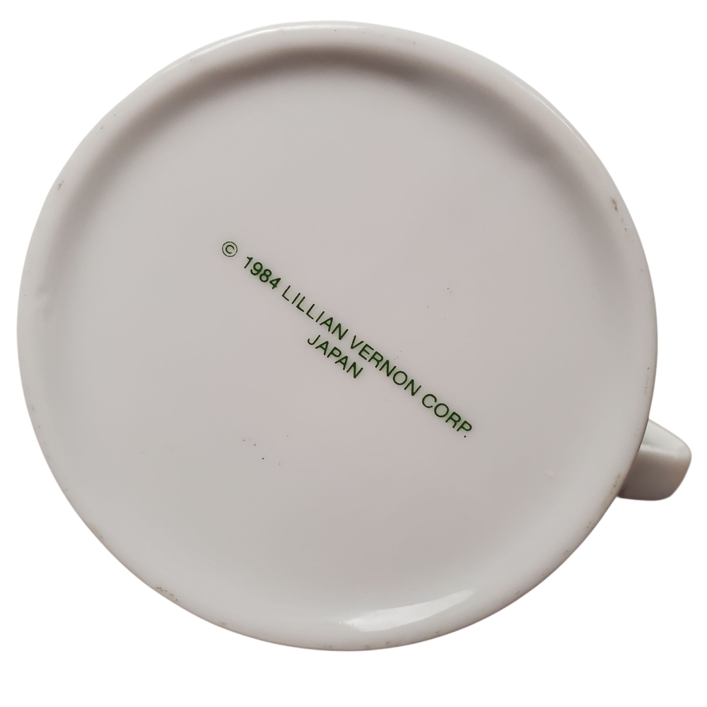 2 Vntg Lillian Vernon Botanical Garden Mugs - Nasturtium & Clematis. Circa 1984 - Picture 5 of 9